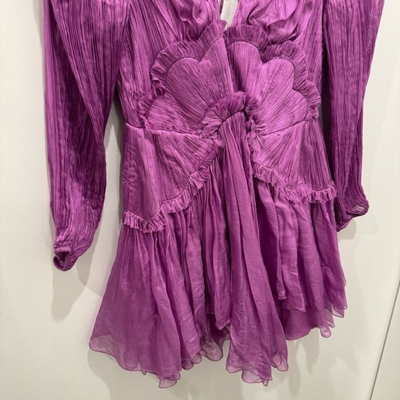 NWT Maria Lucia Hohan Alara Ruffled Minidress - Picture 16 of 16